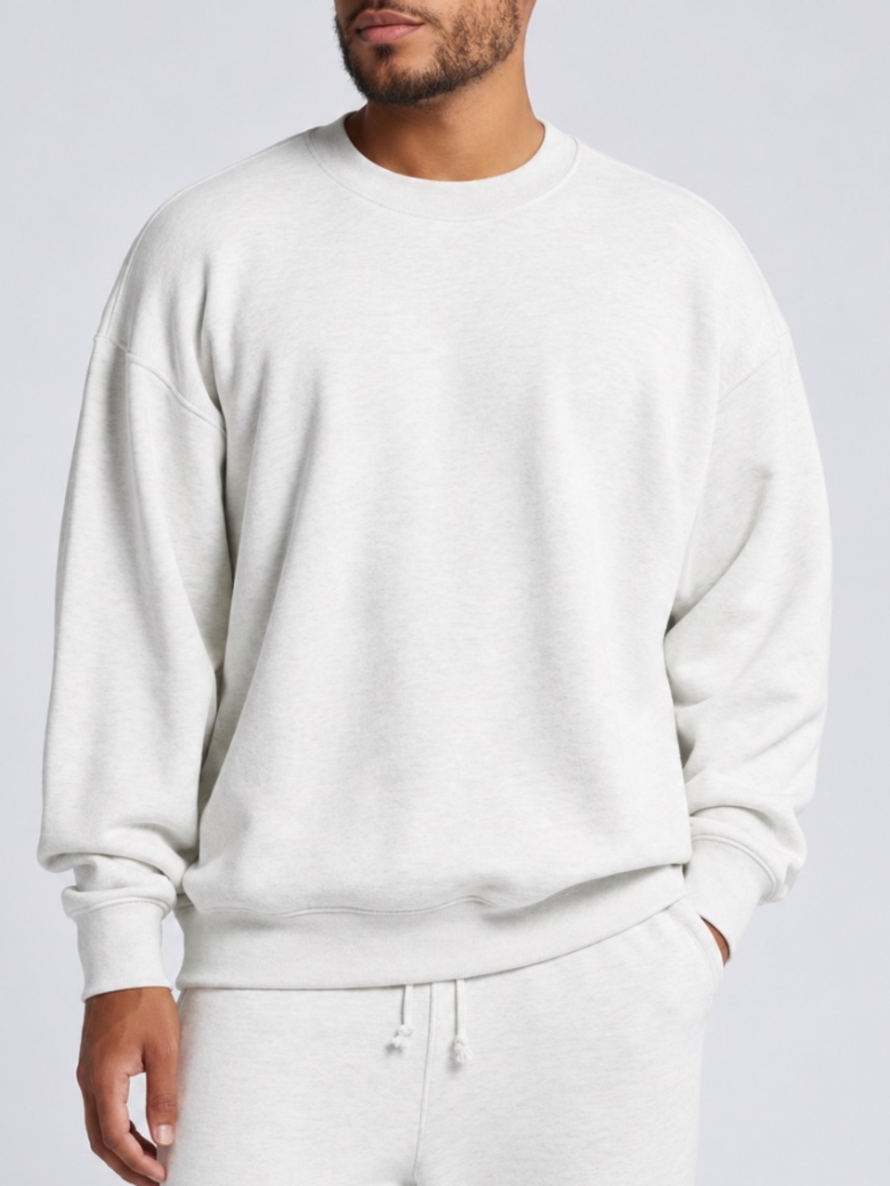 Elwood Core Oversize Crewneck Sweatshirt Vintage Heather Size Medium Unisex NWT